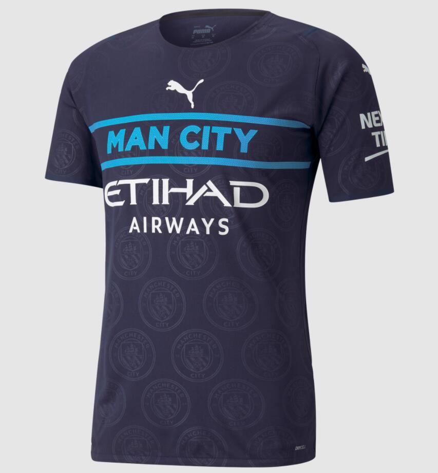 2021/22 Manchester City Football Kit Third Soccer Jersey Player Version